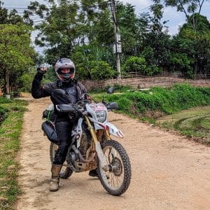 Danny Pearce of ADV Outriders on the road to Thac Ba, north Vietnam