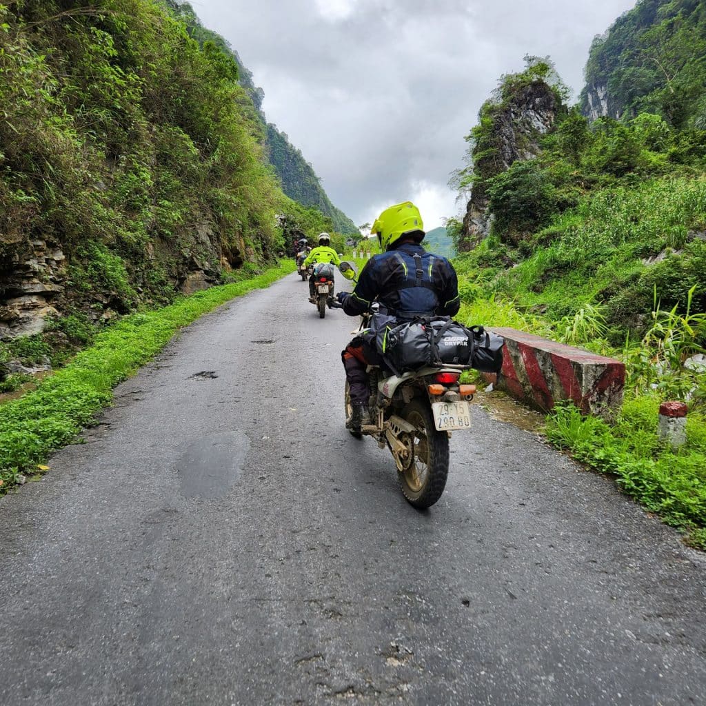 A small, quiet route that we take to get to Meo Vac in Ha Giang