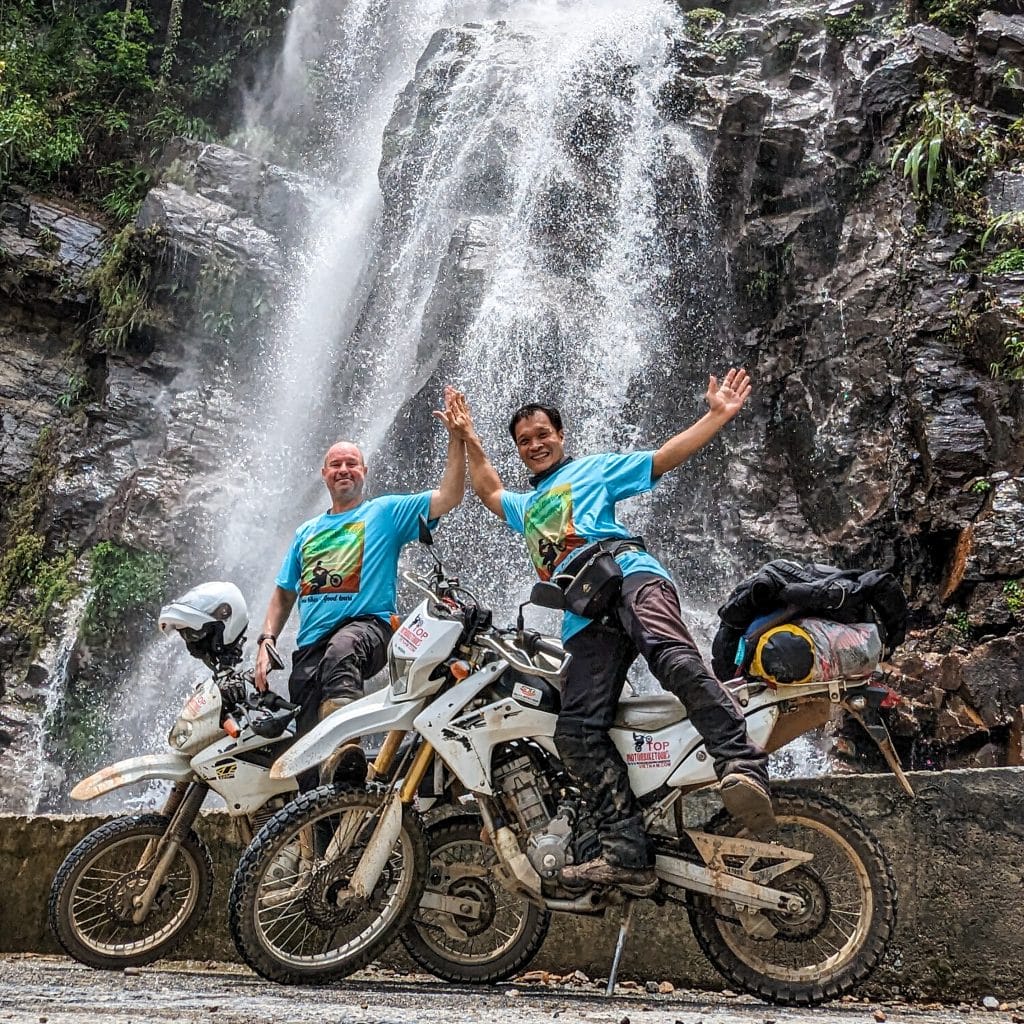 ADV Outriders founder and tour guide on tour in north Vietnam