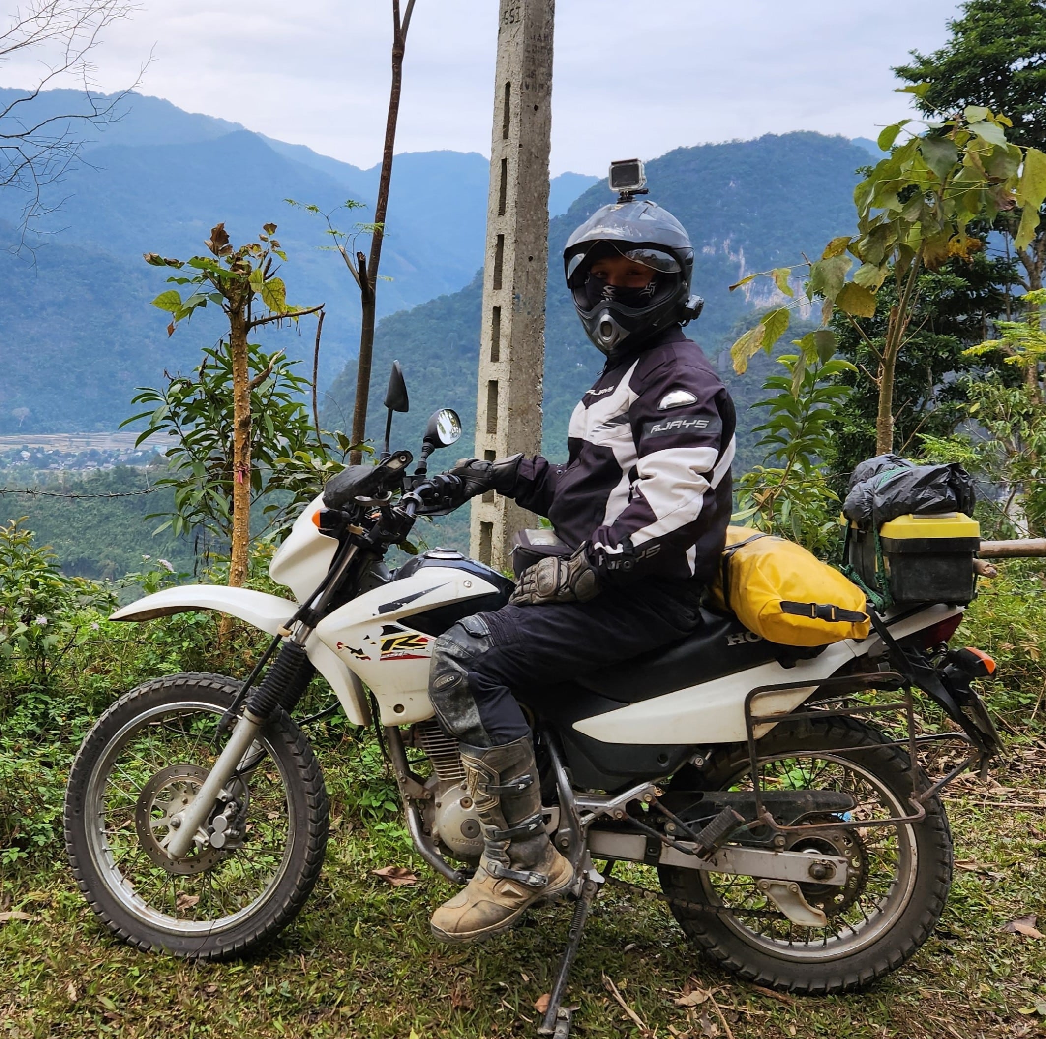 Our ADVOutriders guide Tan near Ba Be Lake, Vietnam