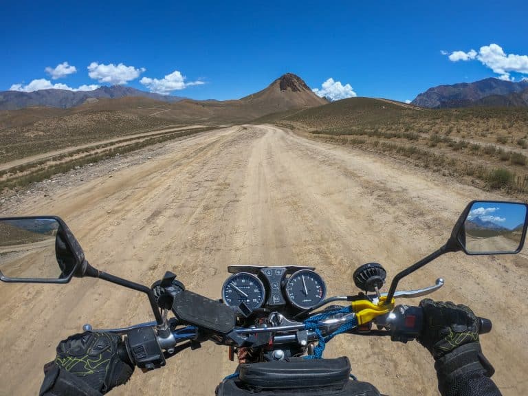 ADV Outrider views long and windy roads on motorbike tour in Pakistan