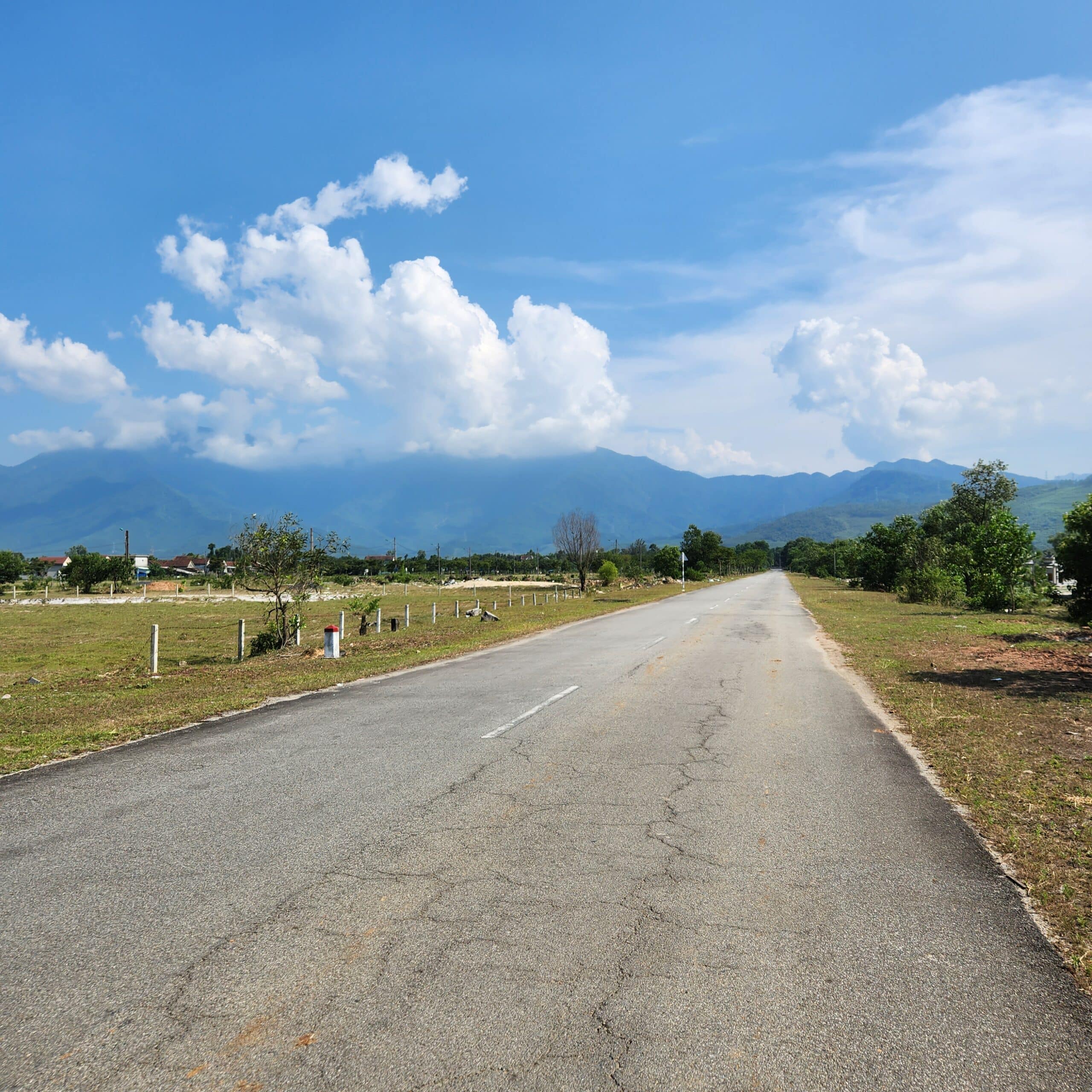 looking toward the Hai Van Pass from Hue